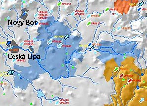 mapa českolipska